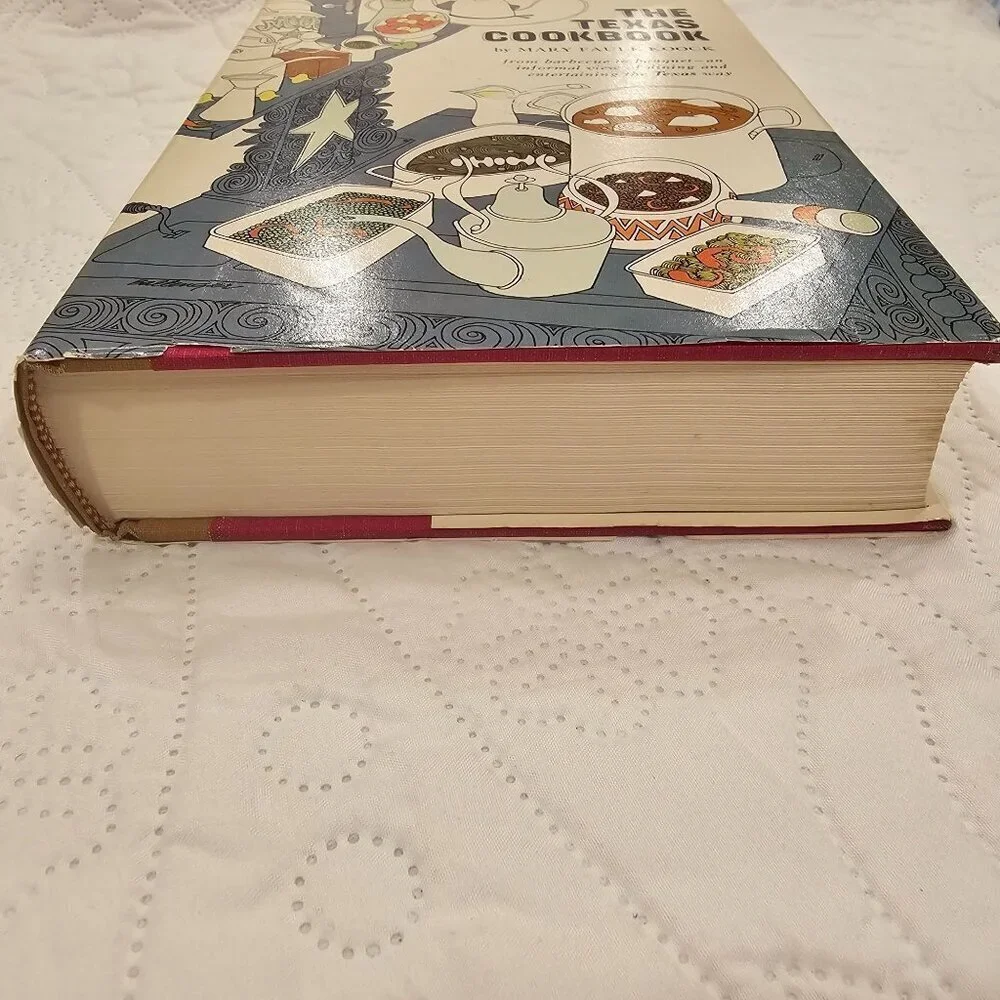 Vintage The Texas Cookbook By Mary Faulk Koock 1965 Hardcover First Edition